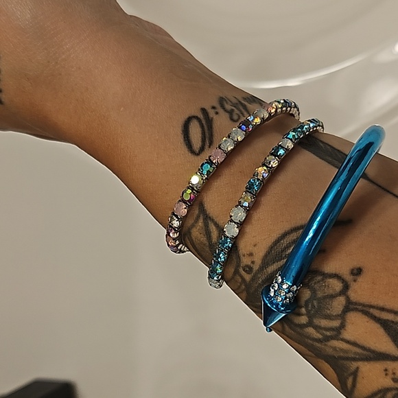 Blue jewelry set - Picture 5 of 6